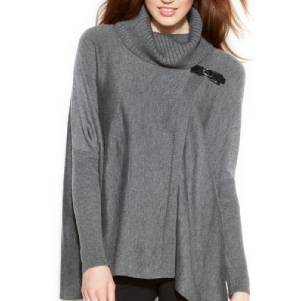 EUC Calvin Klein Tunic/Poncho Sweater - Sz S/M - Picture 2 of 10